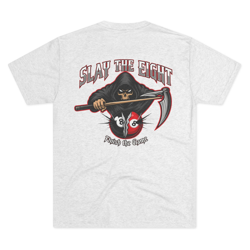 Slay the Eight Finish The Game Next Level Tri-Blend Tee