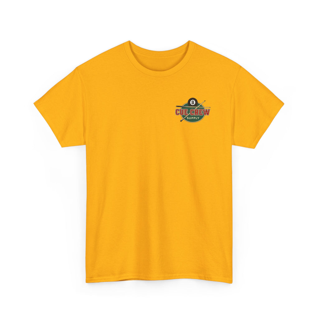 Vegas Style Billiards Tee – Cue Up the Luck 8-Ball Pool & Casino Mashup Gildan Tee