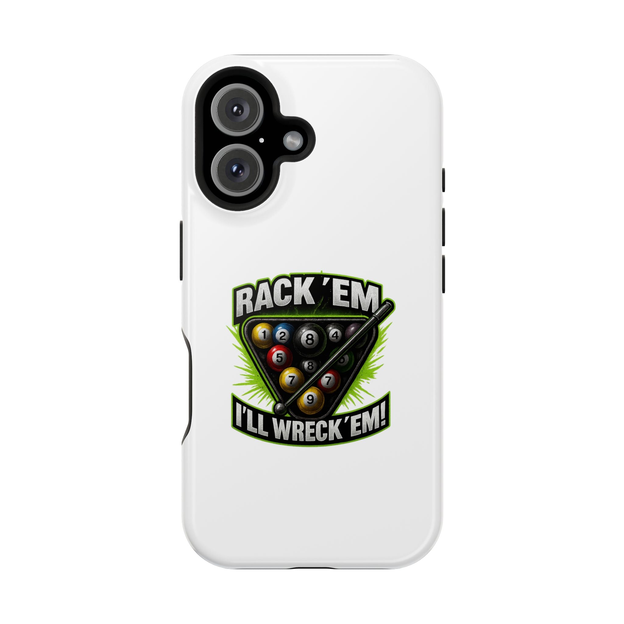 Magnetic Phone Case - Rack 'Em, I'll Wreck 'Em | Cool Custom Impact-Resistant Cases for Gamers & Pool Lovers, Perfect Gift for [...]