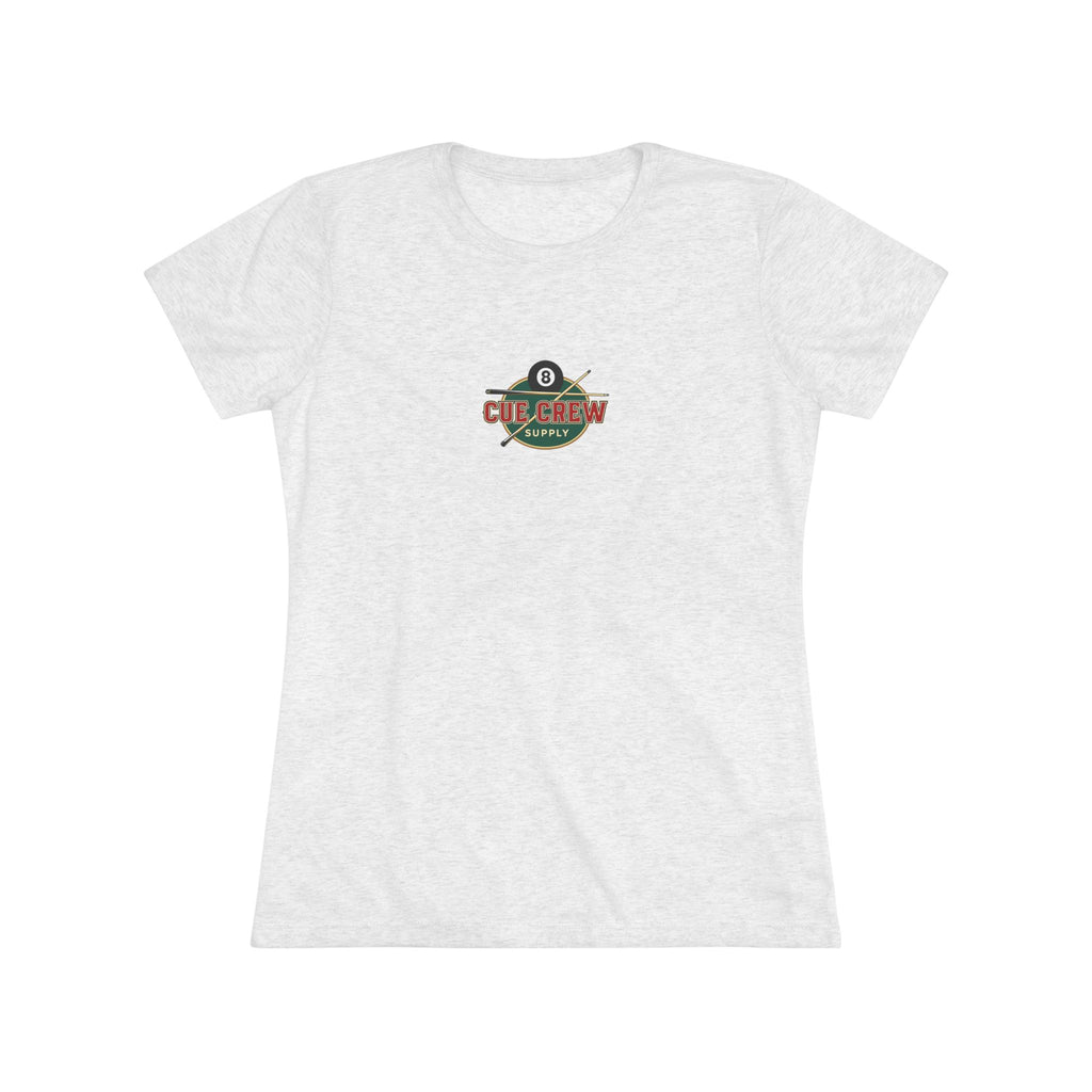 I Shoot Pool Because Shooting People Is Frowned Upon Ladies Billiards Next Level Tri-Blend Tee