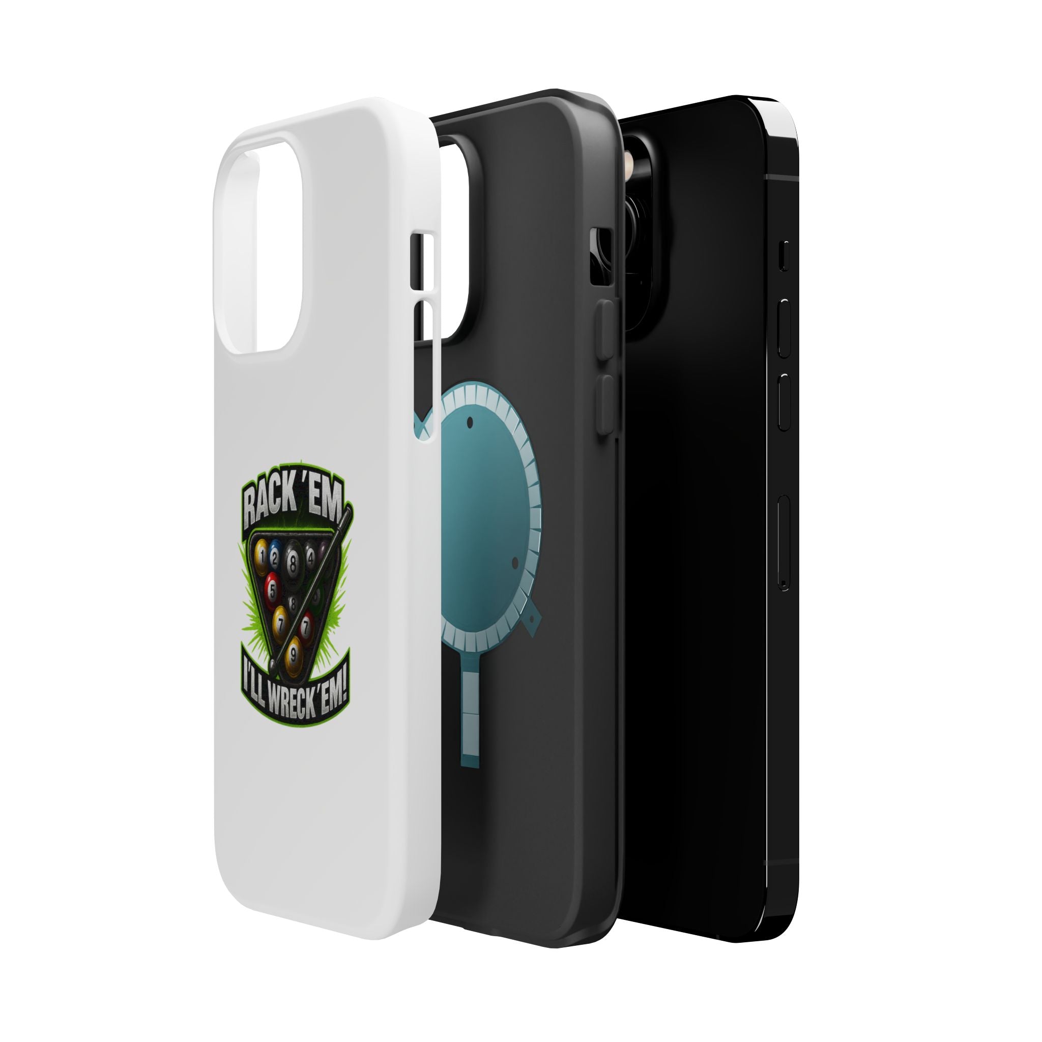 Magnetic Phone Case - Rack 'Em, I'll Wreck 'Em | Cool Custom Impact-Resistant Cases for Gamers & Pool Lovers, Perfect Gift for [...]