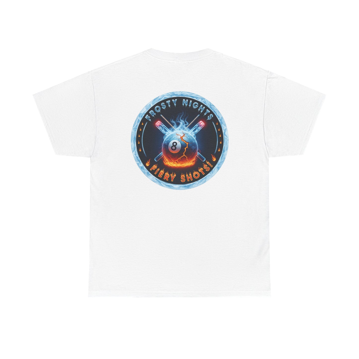 Frosty Nights Fiery Shots Gildan Tee