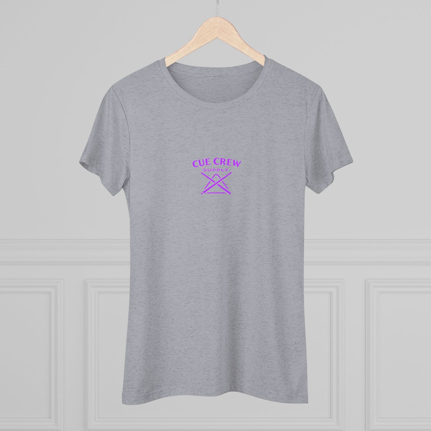 Bow Down - The Table Has A Queen Next Level Women's Tri-Blend Tee