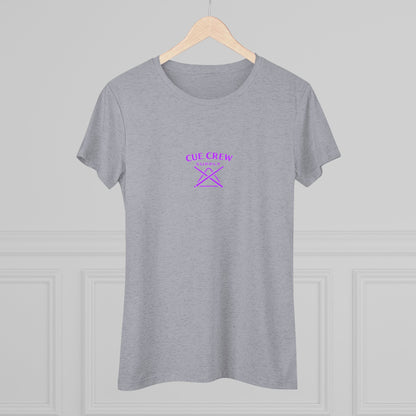 Bow Down - The Table Has A Queen Next Level Women's Tri-Blend Tee