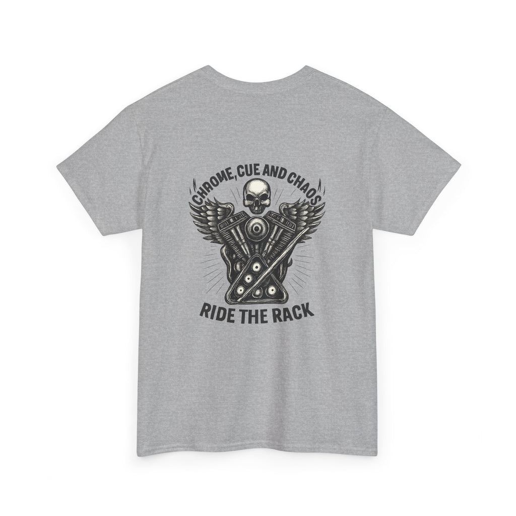 Chrome Cue Chaos Billiards Graphic Tee