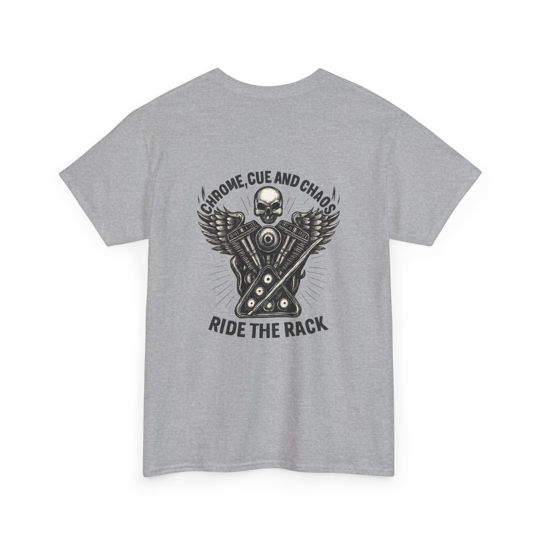 Chrome Cue Chaos Billiards Graphic Tee