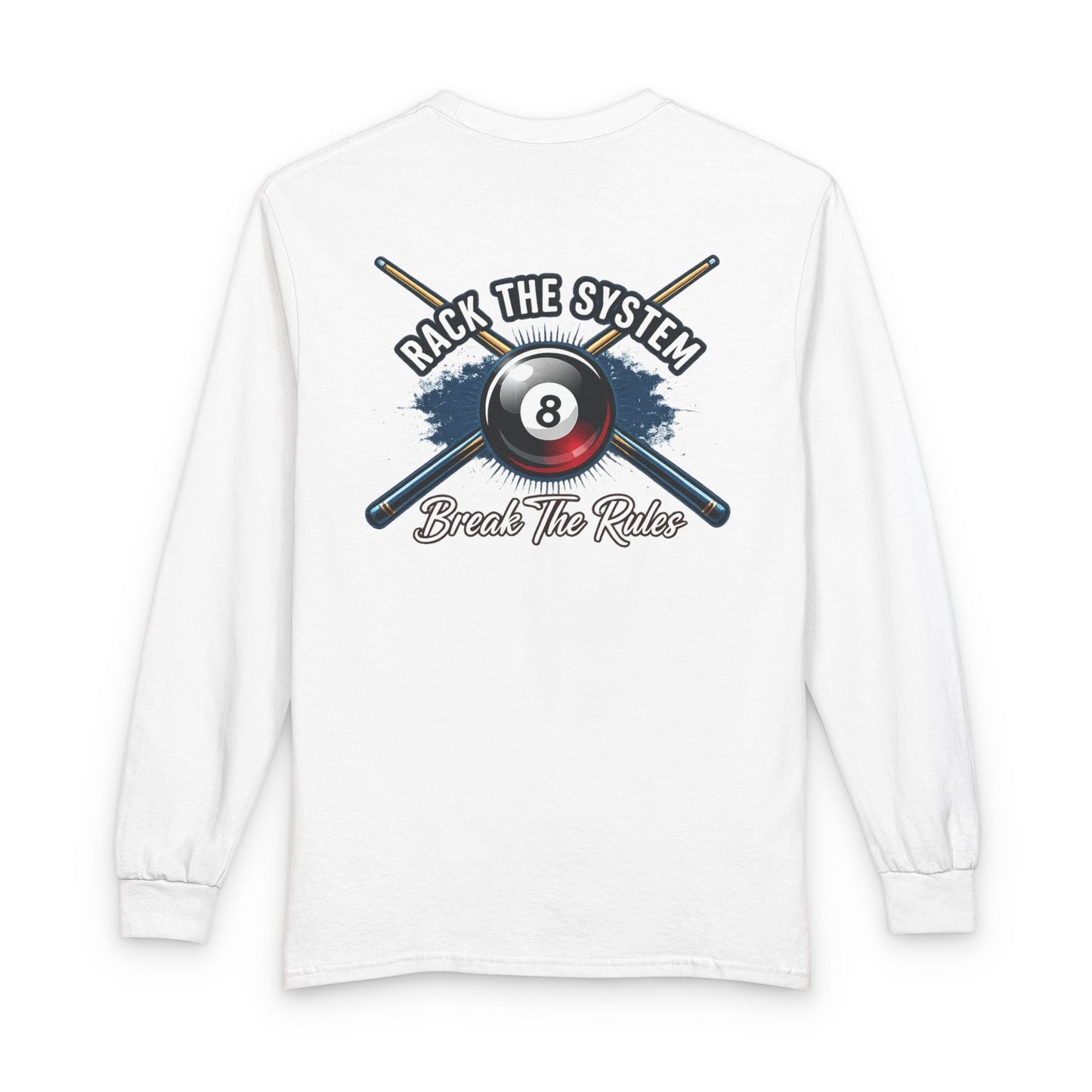 Rack the System Billiards Gildan Long Sleeve T-Shirt