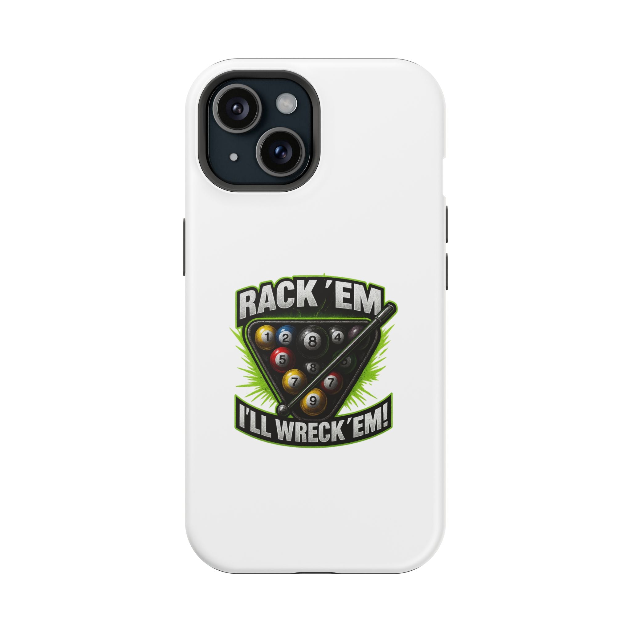 Magnetic Phone Case - Rack 'Em, I'll Wreck 'Em | Cool Custom Impact-Resistant Cases for Gamers & Pool Lovers, Perfect Gift for [...]