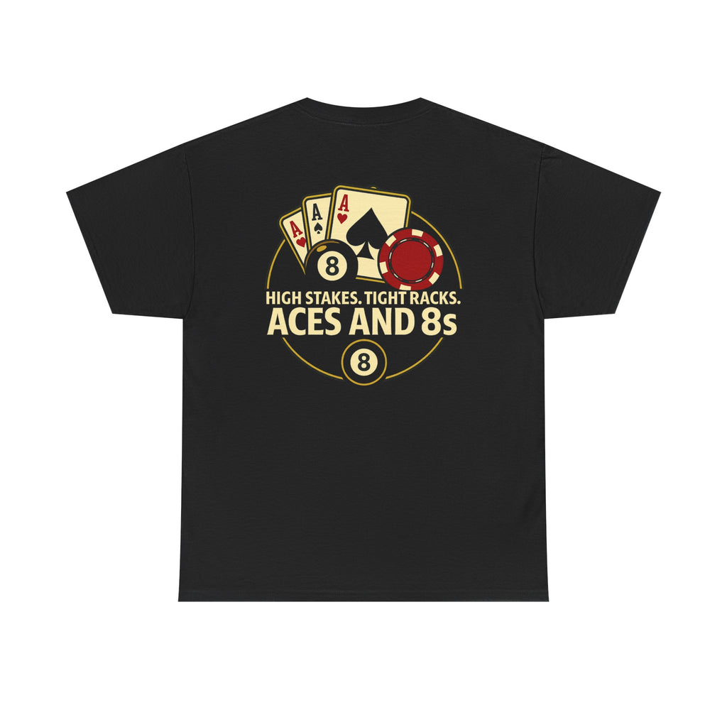 Aces and 8s Black Gildan Tee