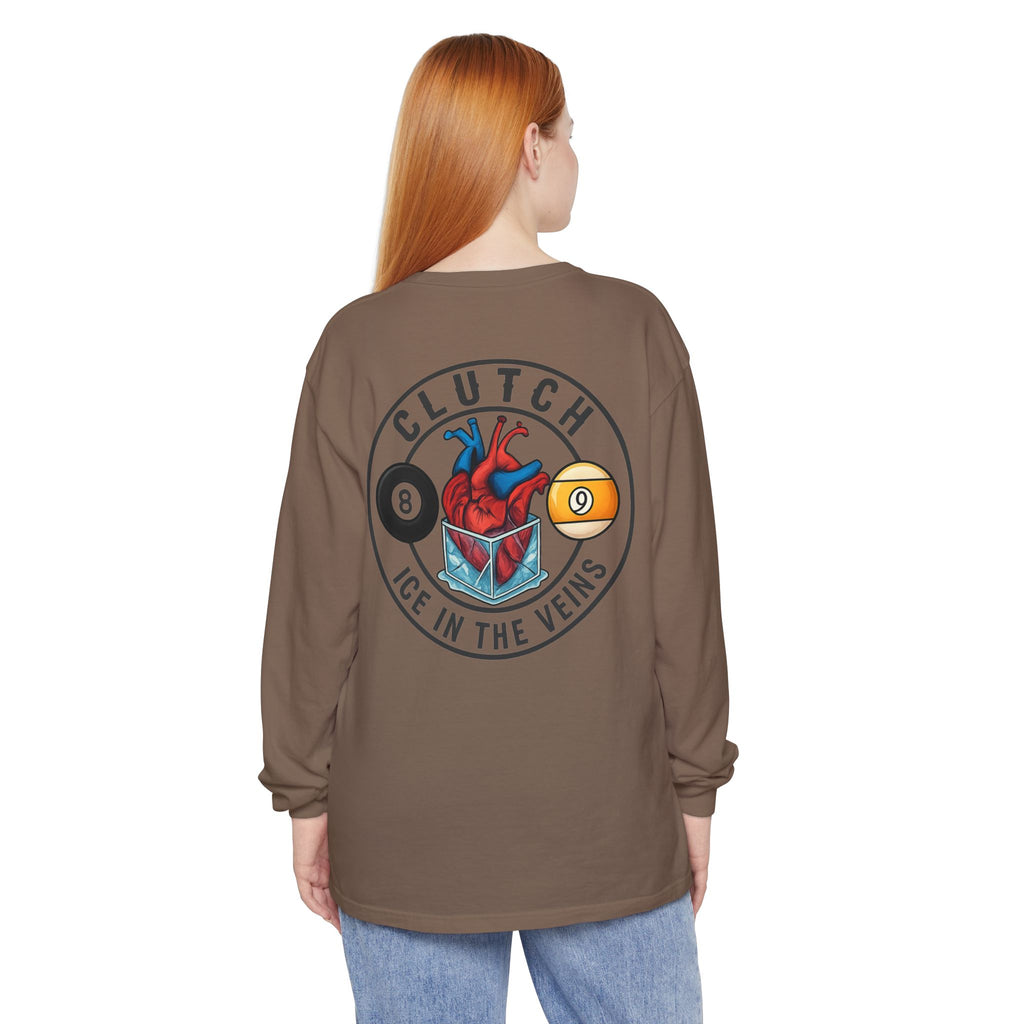 Clutch Ice in the Veins V2 Comfort Colors Long Sleeve Tee