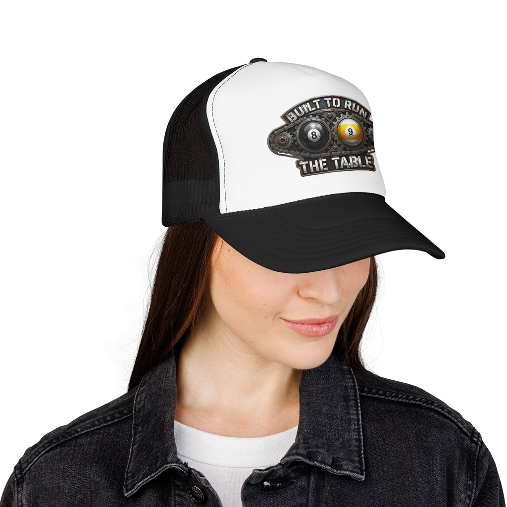 Built to Run the Table OTTO 39-165 Foam Trucker Hat – Billiards Snapback