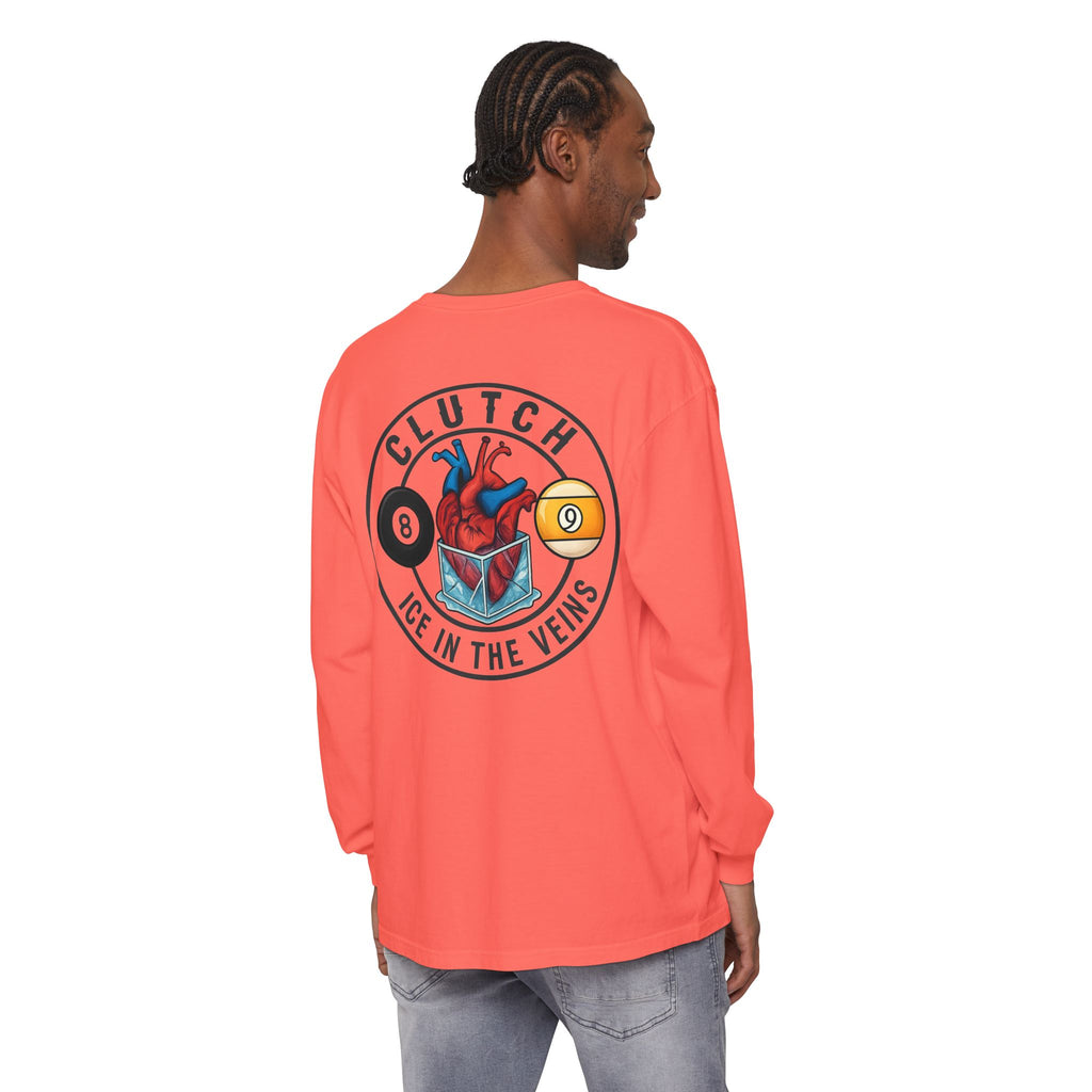 Clutch Ice in the Veins V2 Comfort Colors Long Sleeve Tee