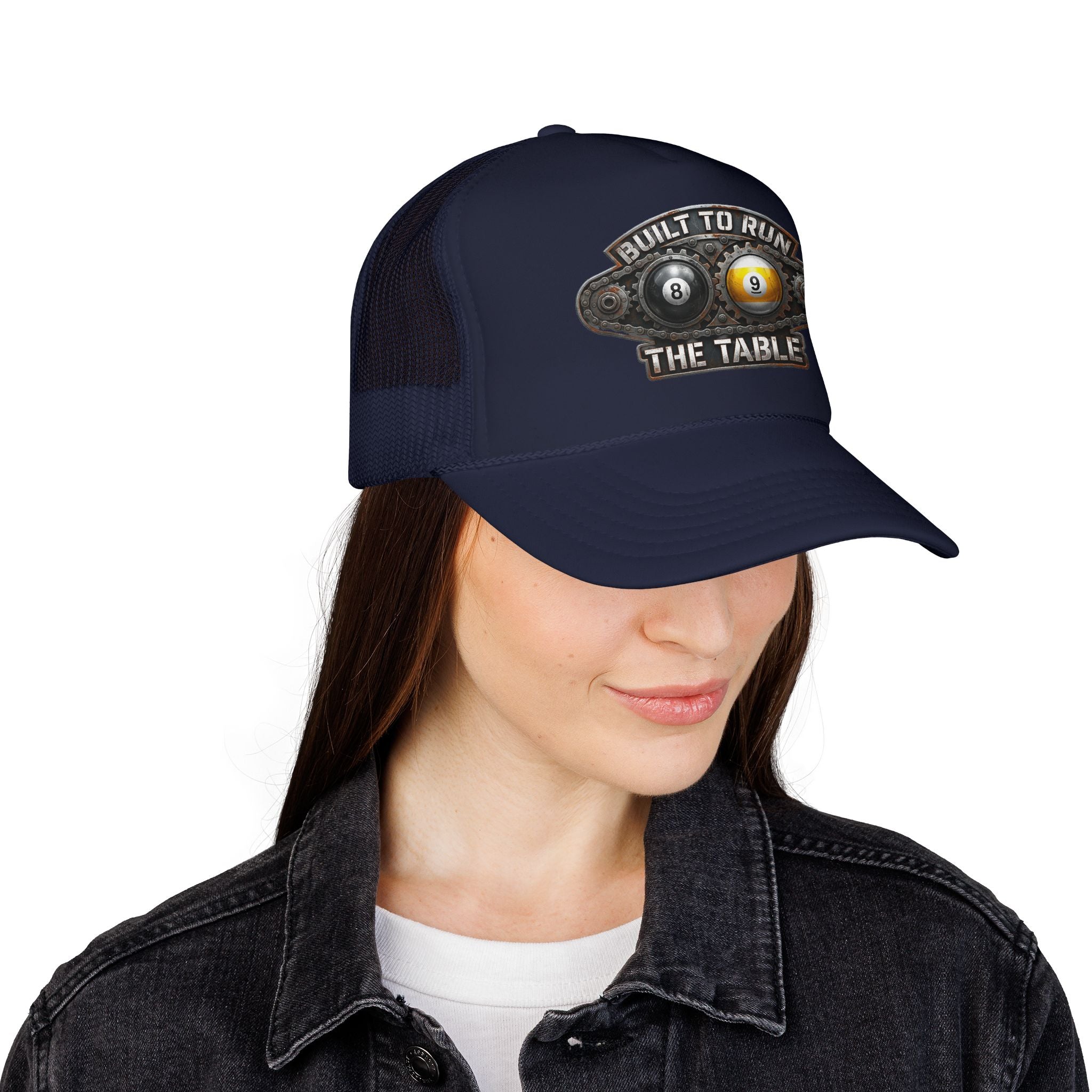 Built to Run the Table OTTO 39-165 Foam Trucker Hat – Billiards Snapback