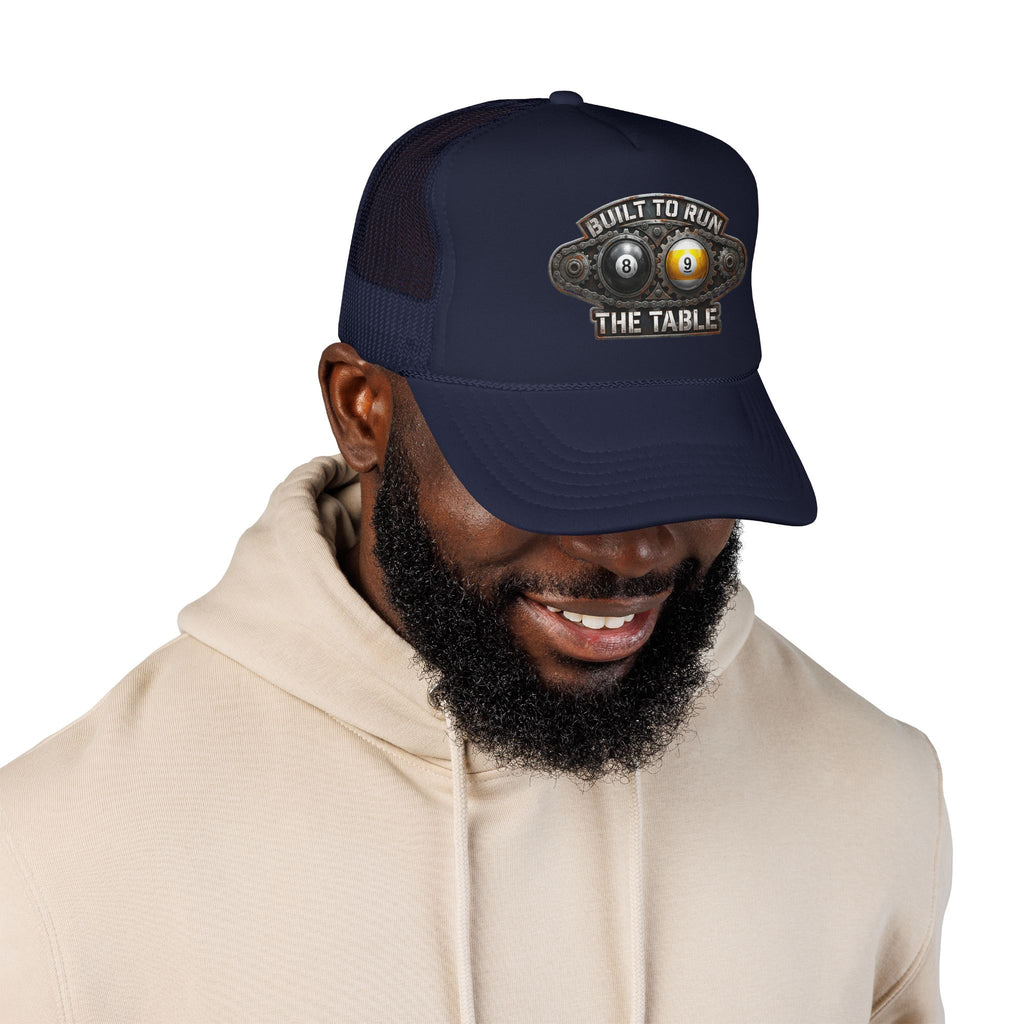 Built to Run the Table OTTO 39-165 Foam Trucker Hat – Billiards Snapback