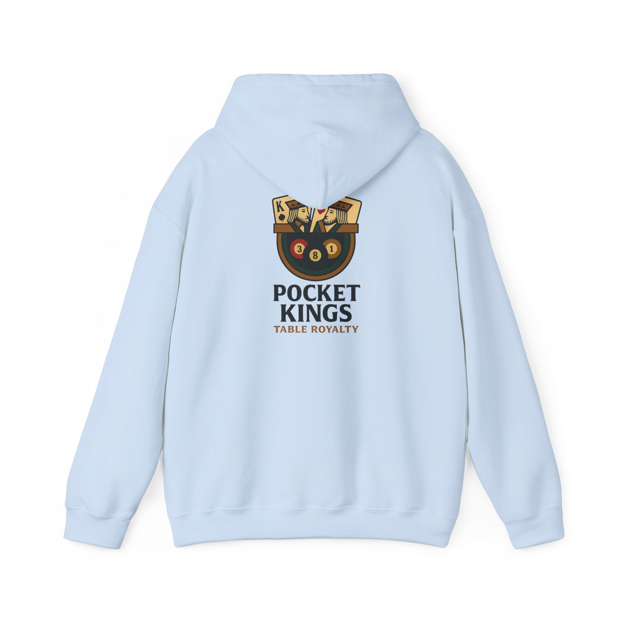 Pocket Kings Table Royalty Billiards Pool Unisex Gildan Hoodie
