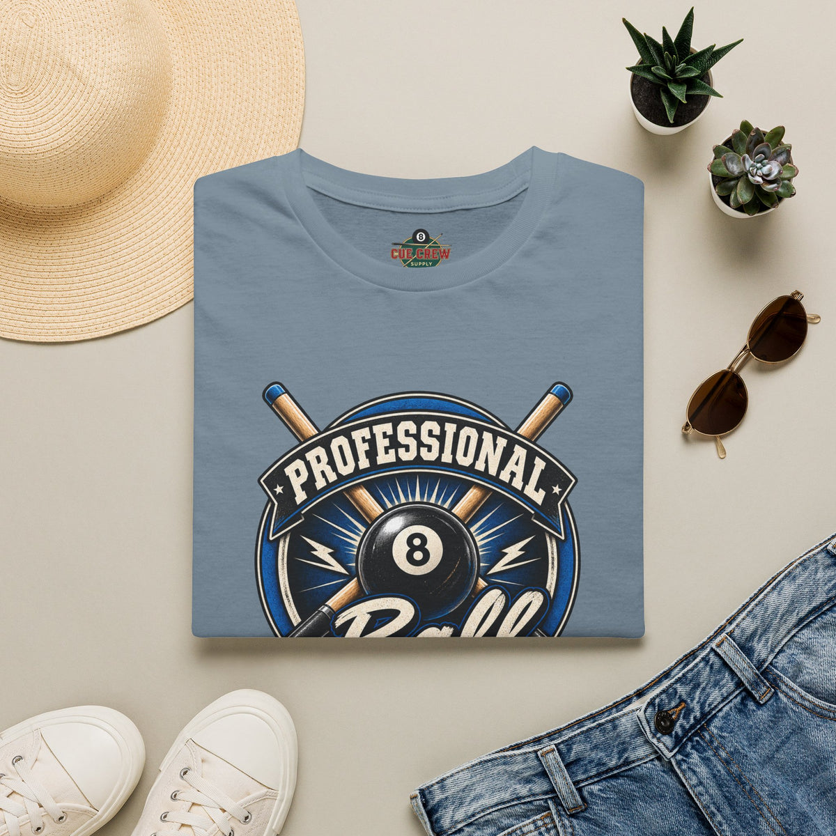Professional Ball Banger – Funny Billiards T-Shirt – Pool Player Tee