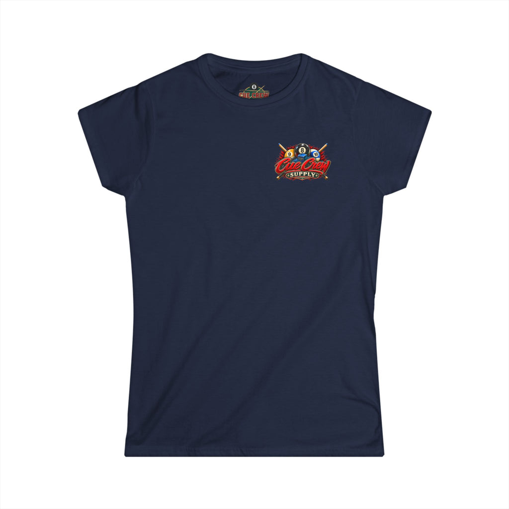 Nine Ball Queen Women's Billiards T-Shirt | Funny Pool Player Graphic Tee CCS-WSST-017