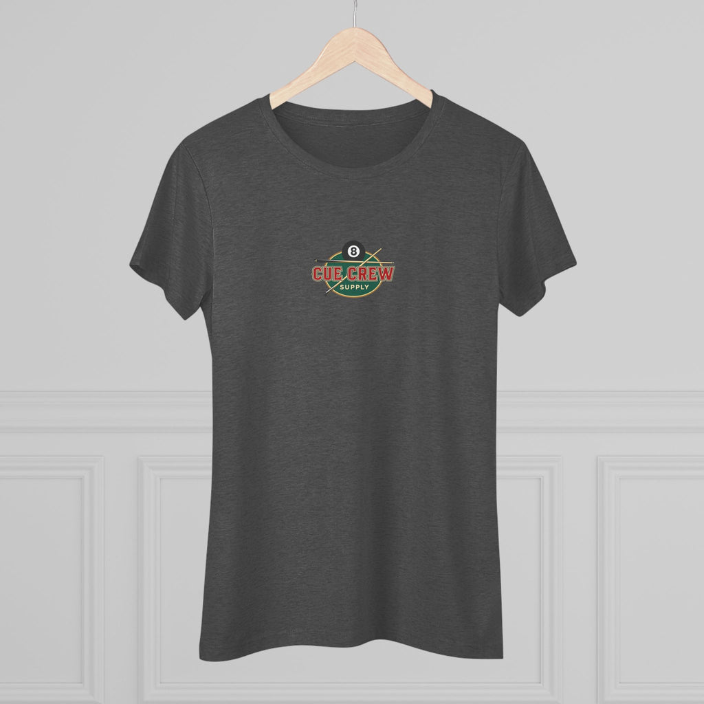I Shoot Pool Because Shooting People Is Frowned Upon Ladies Billiards Next Level Tri-Blend Tee