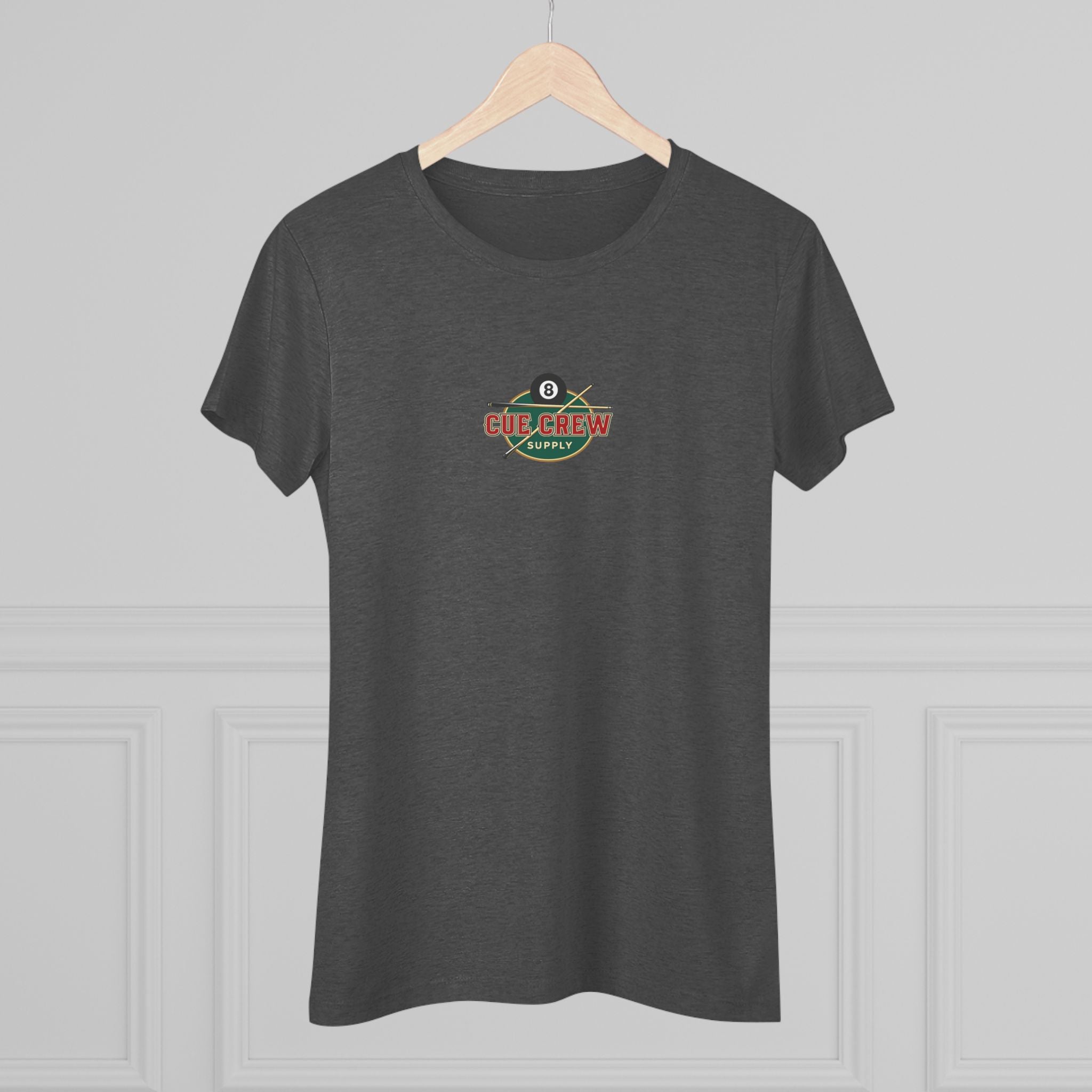 I Shoot Pool Because Shooting People Is Frowned Upon Ladies Billiards Next Level Tri-Blend Tee