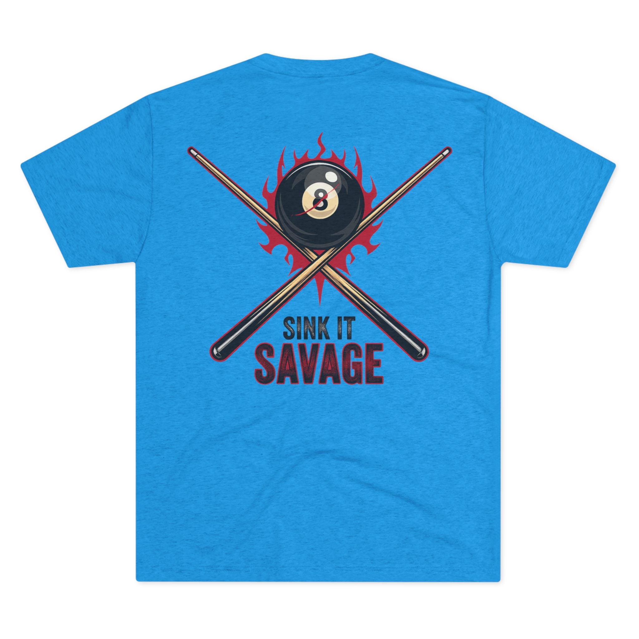 Sink It Savage Pool Tri-Blend Tee