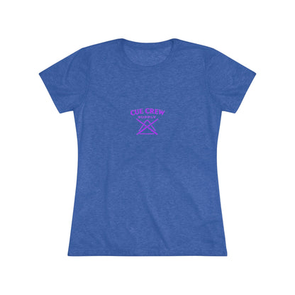Cue Crew Ladies Next Level Women's Tri-Blend Tee