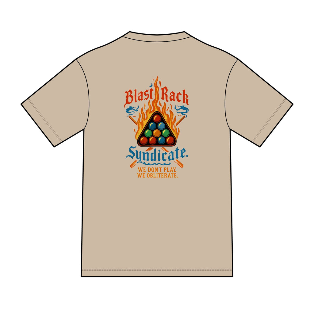 Blast Rack Syndicate Billiards Tri-Blend Tee