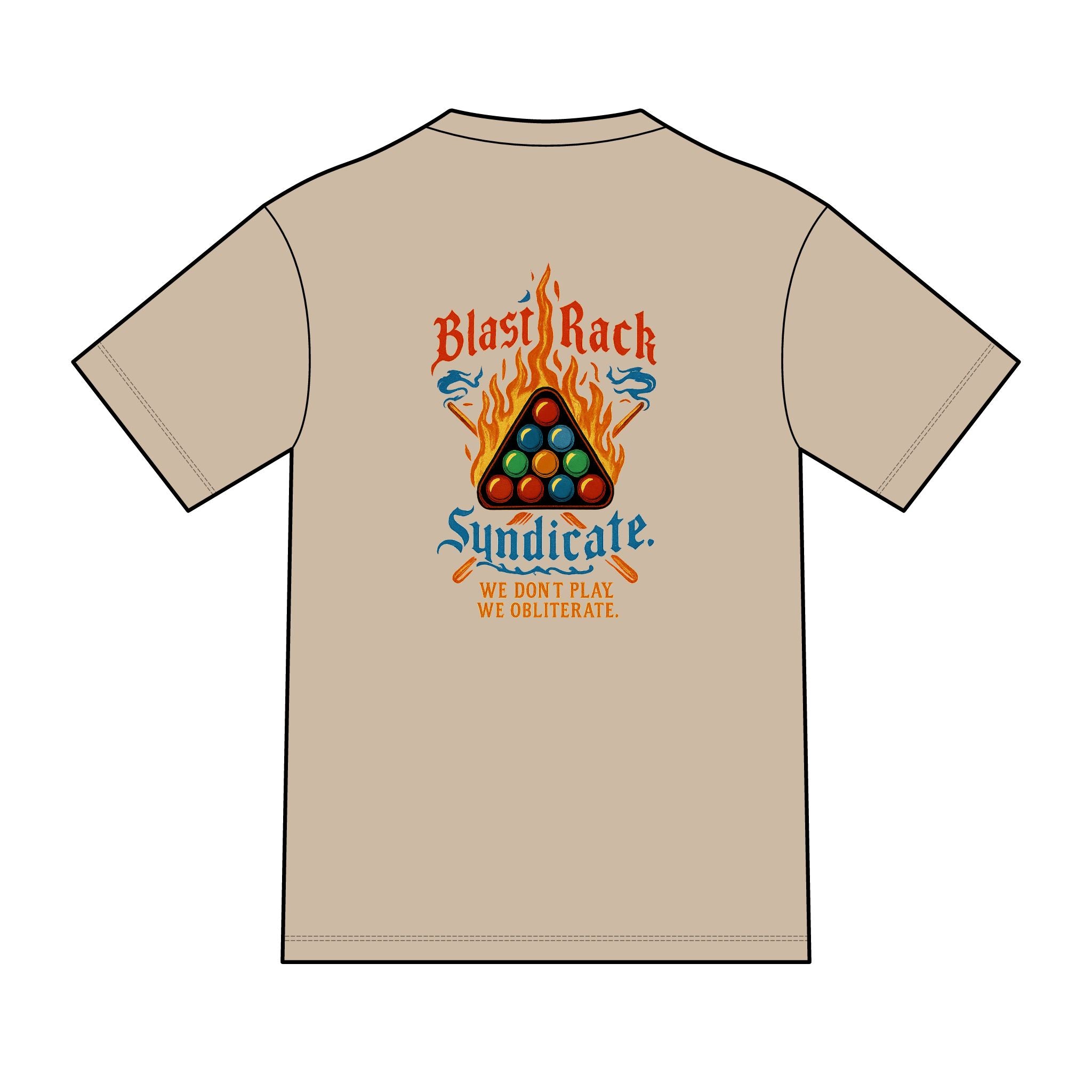 Blast Rack Syndicate Billiards Tri-Blend Tee