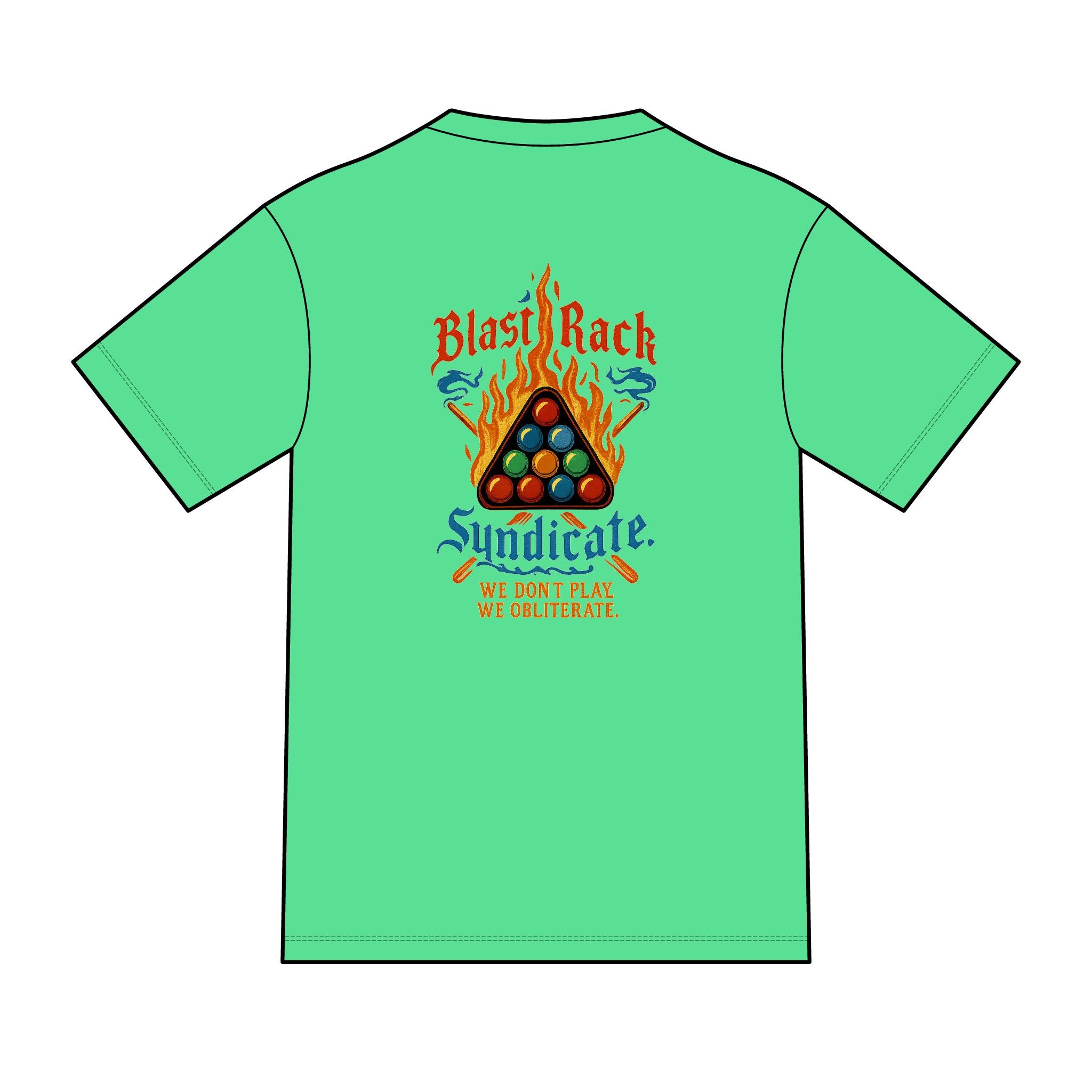 Blast Rack Syndicate Billiards Tri-Blend Tee