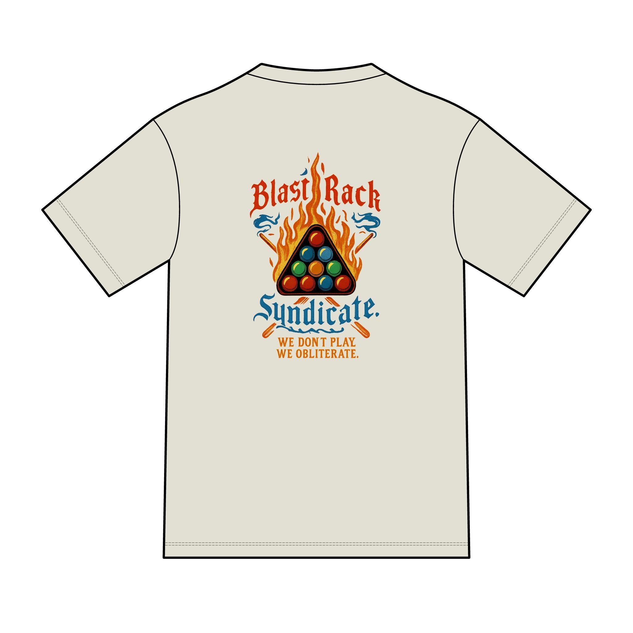 Blast Rack Syndicate Billiards Tri-Blend Tee