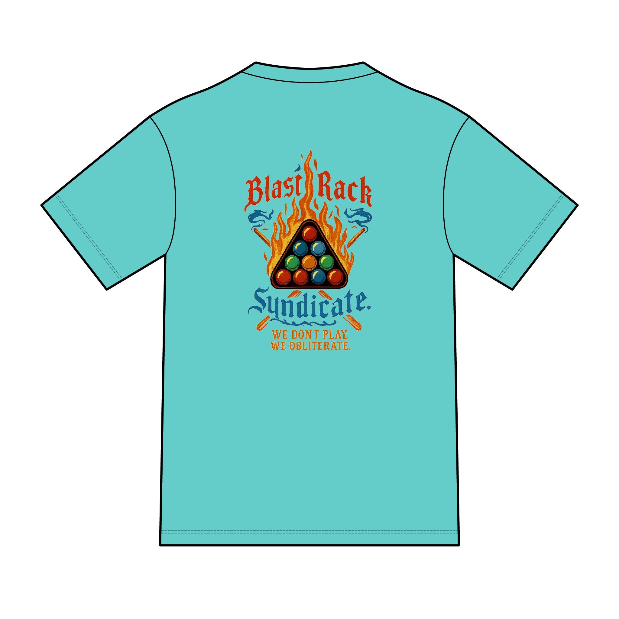 Blast Rack Syndicate Billiards Tri-Blend Tee