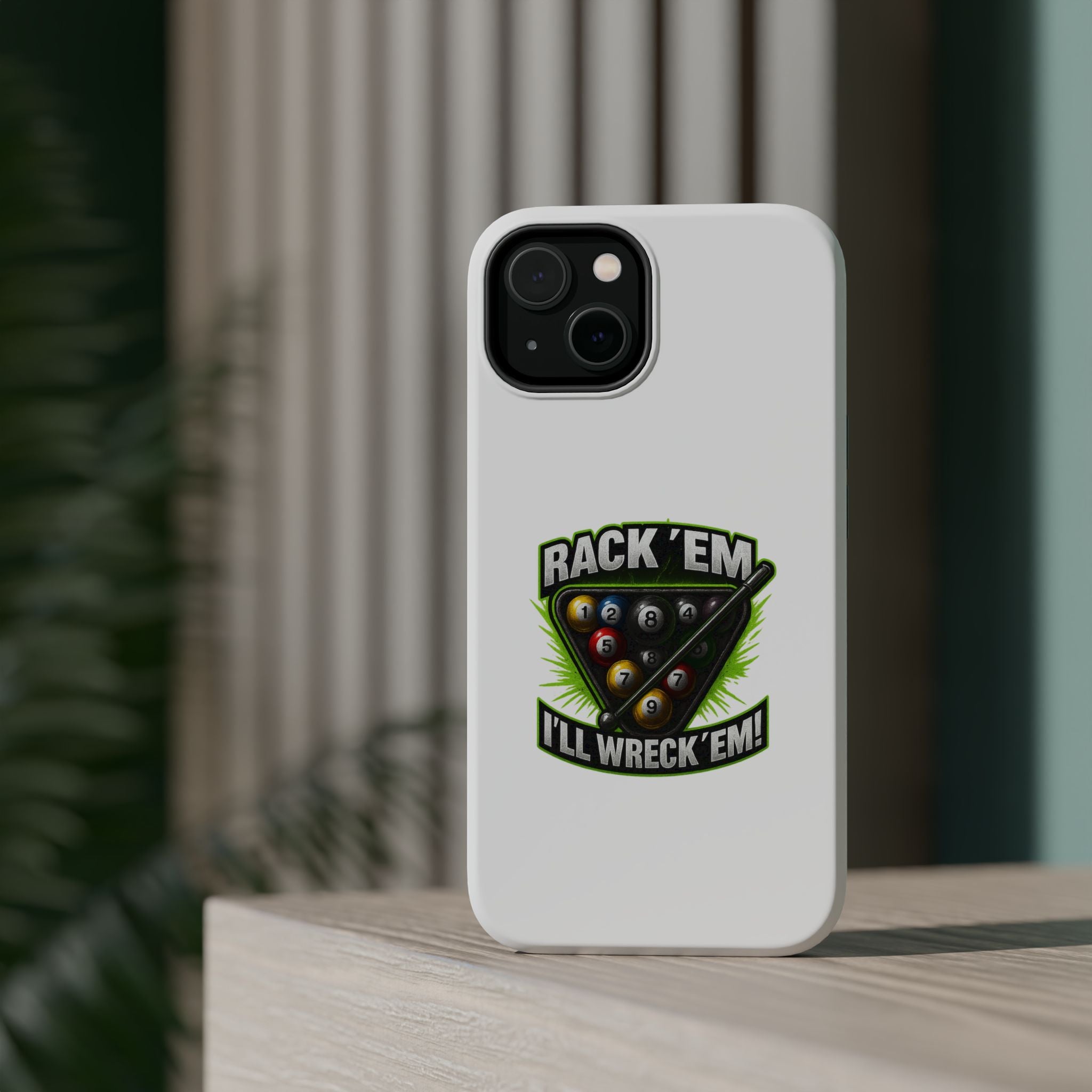 Magnetic Phone Case - Rack 'Em, I'll Wreck 'Em | Cool Custom Impact-Resistant Cases for Gamers & Pool Lovers, Perfect Gift for [...]