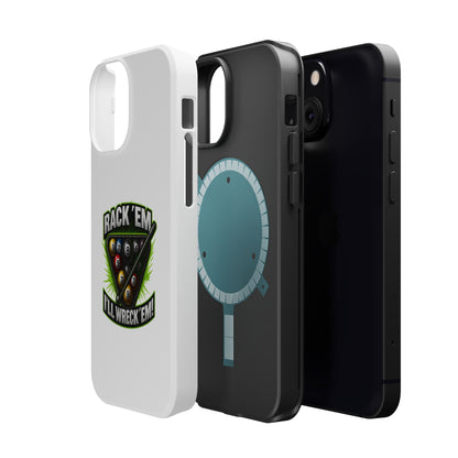 Magnetic Phone Case - Rack 'Em, I'll Wreck 'Em | Cool Custom Impact-Resistant Cases for Gamers & Pool Lovers, Perfect Gift for [...]