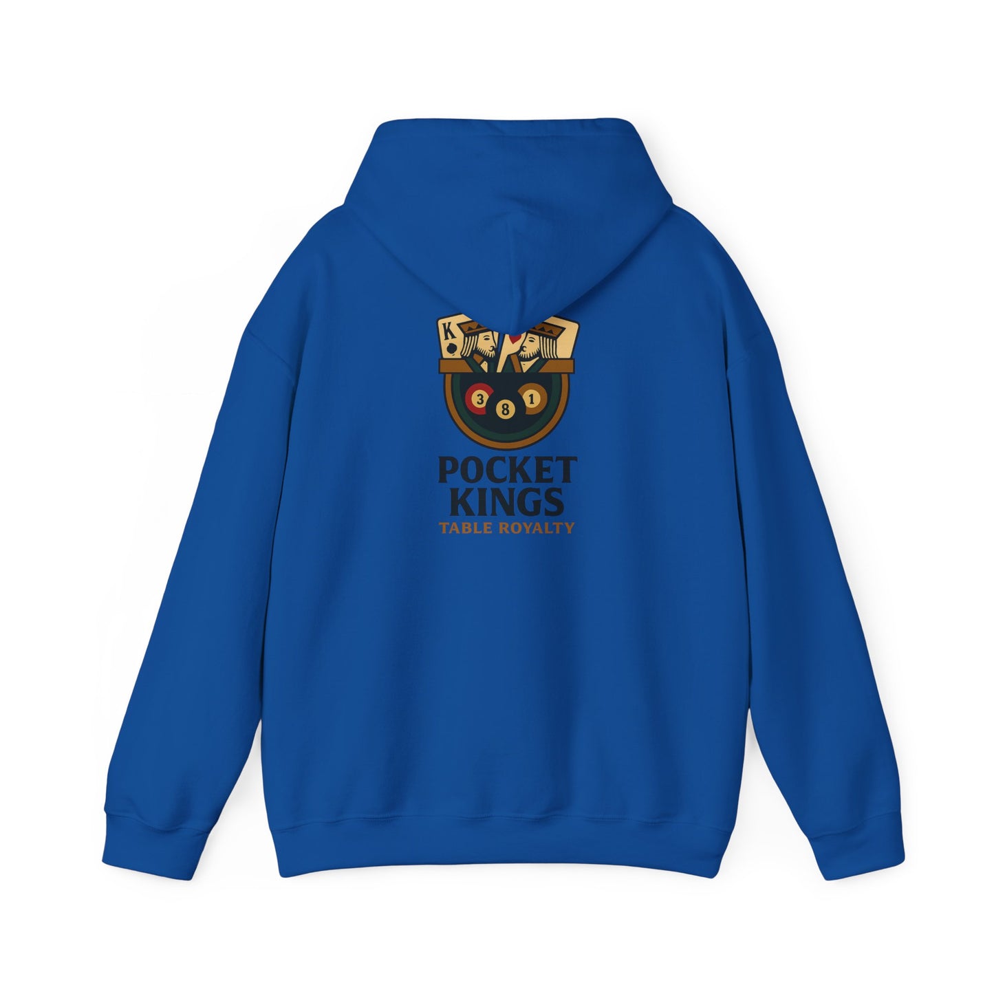 Pocket Kings Table Royalty Billiards Pool Unisex Gildan Hoodie