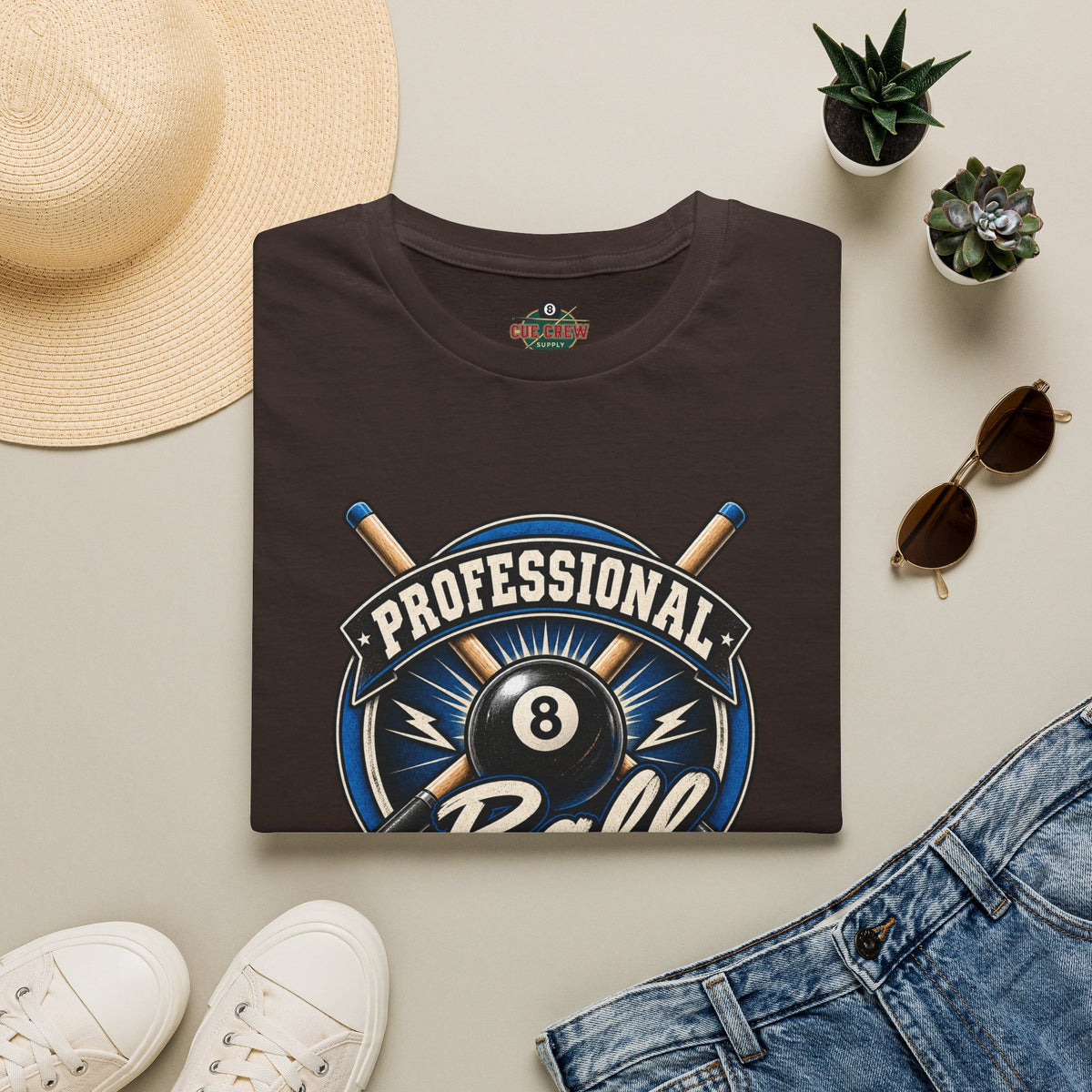 Professional Ball Banger – Funny Billiards T-Shirt – Pool Player Tee