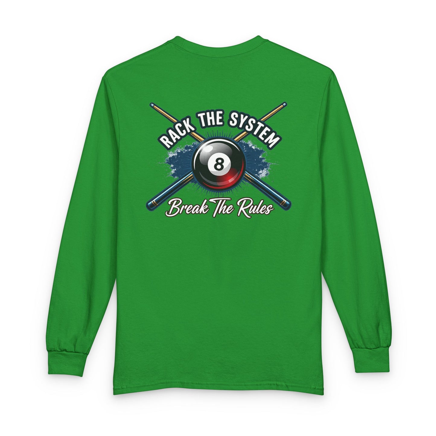 Rack the System Billiards Gildan Long Sleeve T-Shirt