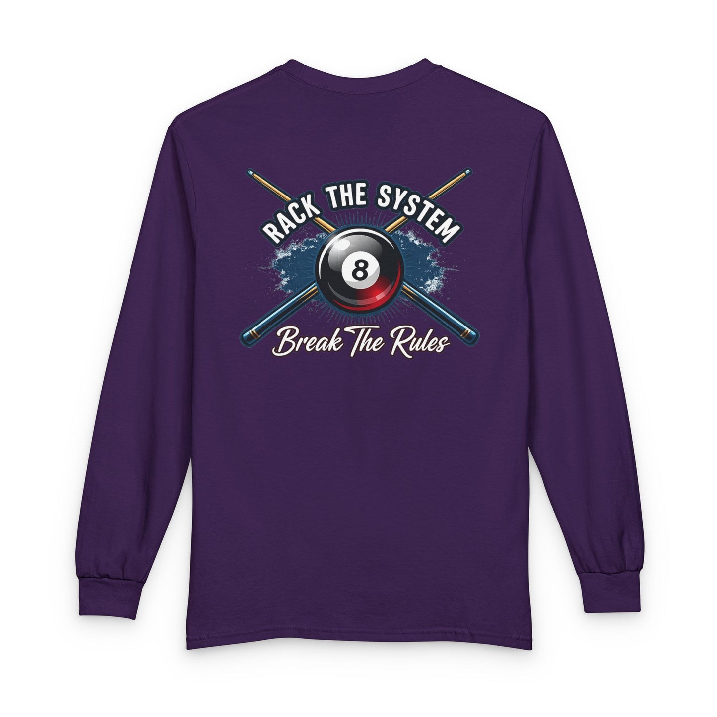 Rack the System Billiards Gildan Long Sleeve T-Shirt