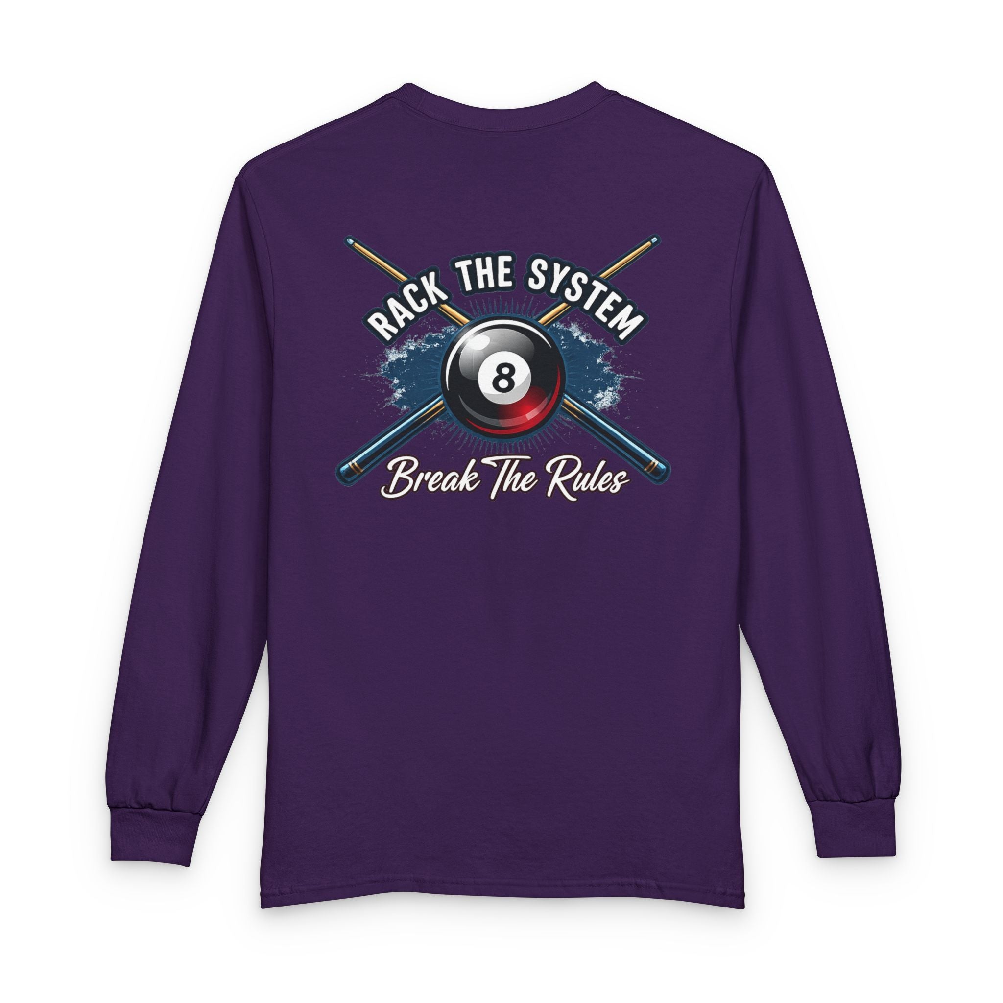 Rack the System Billiards Gildan Long Sleeve T-Shirt
