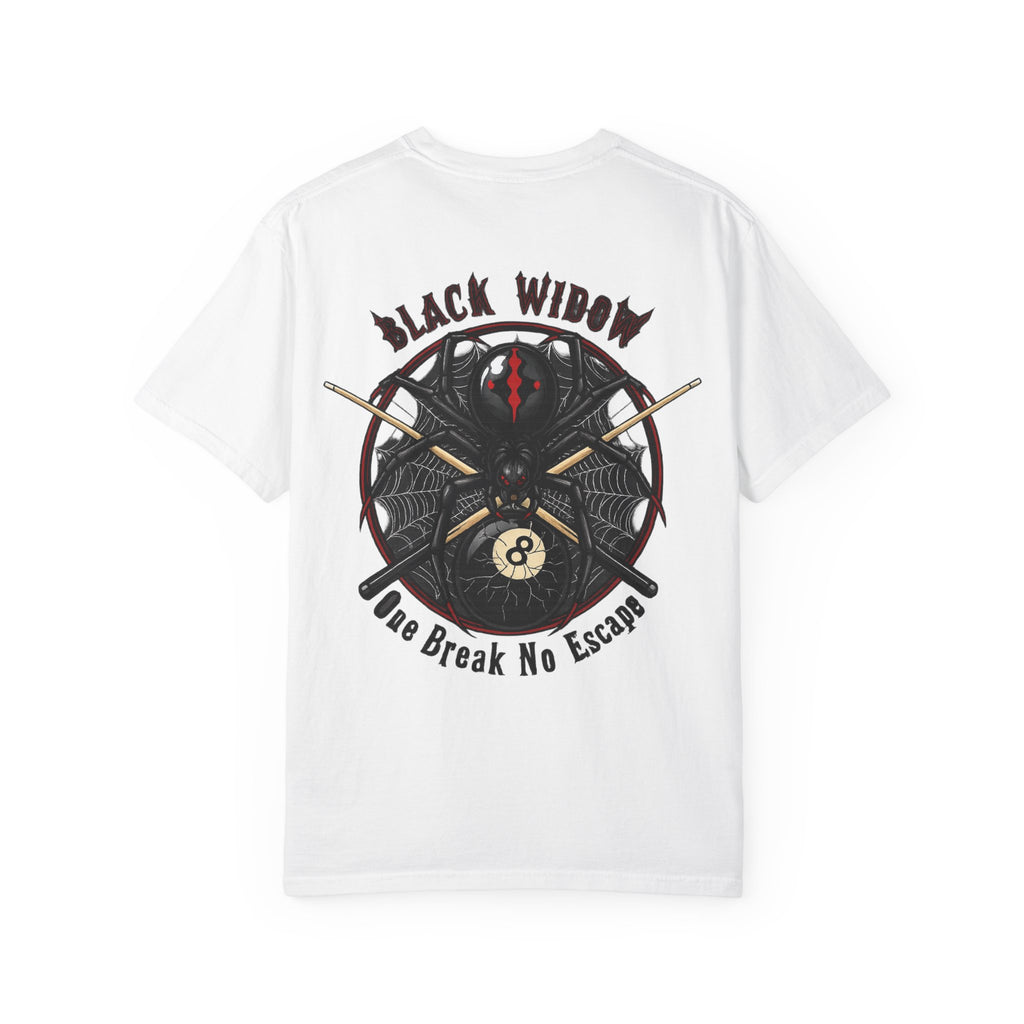 Black Widow One Break No Escape Billiards Comfort Colors Tee