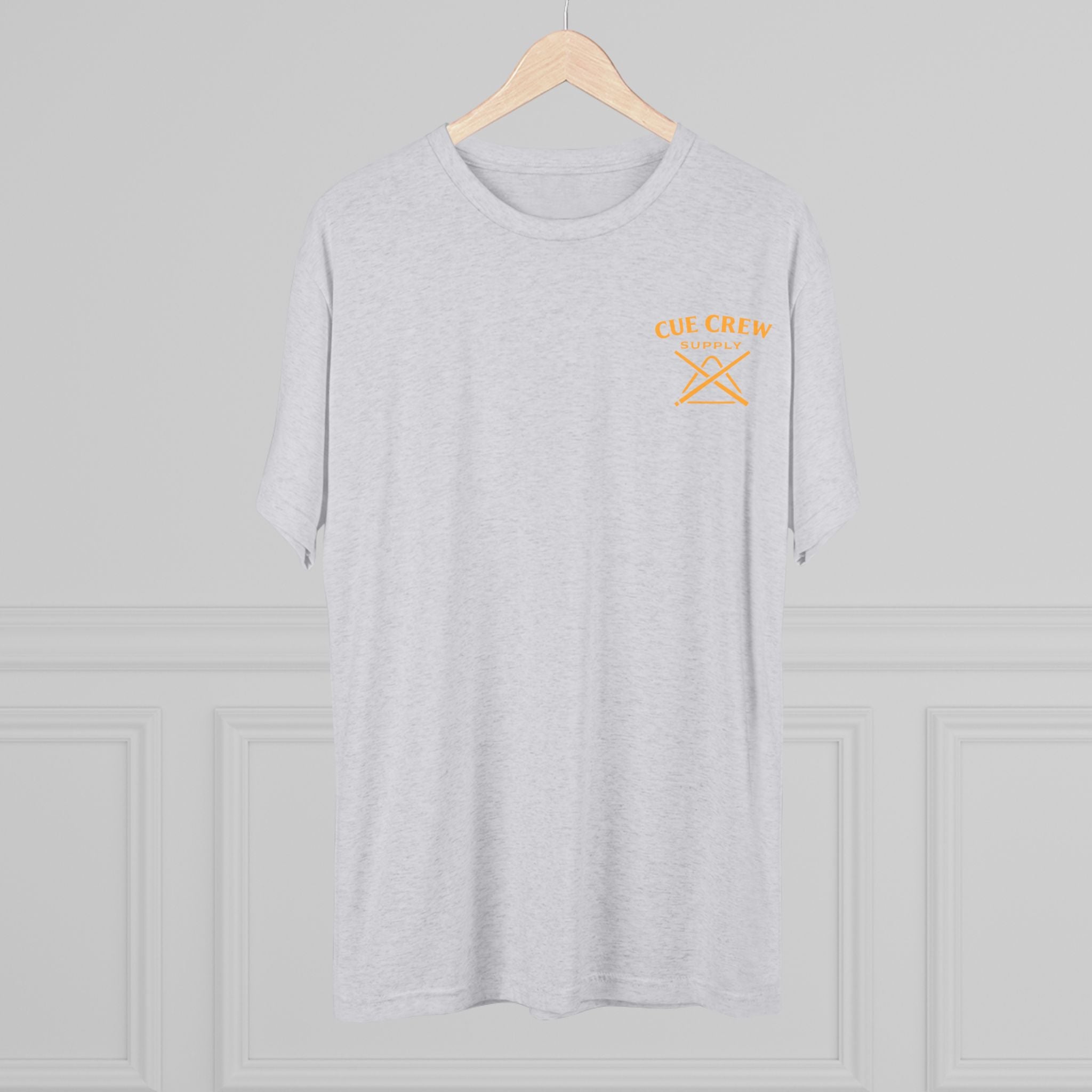 Leftovers Flaming 8-Ball Shield Next Level Tri-Blend Tee
