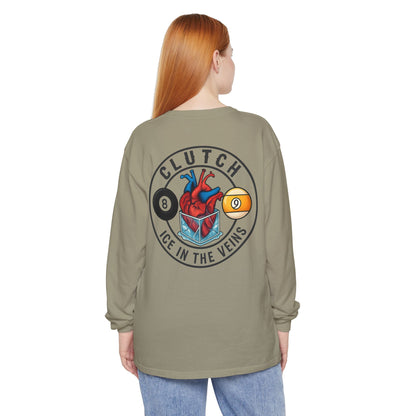 Clutch Ice in the Veins V2 Comfort Colors Long Sleeve Tee