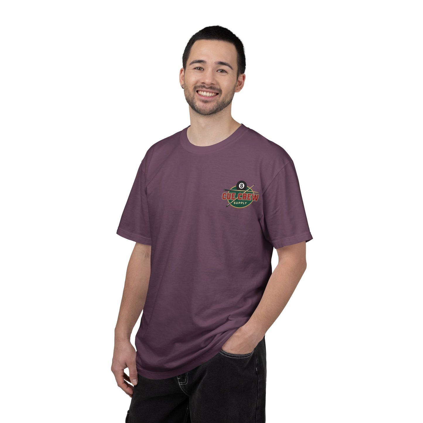 Born to Hustle, Built to Run Racks Billiards Comfort Colors Tee