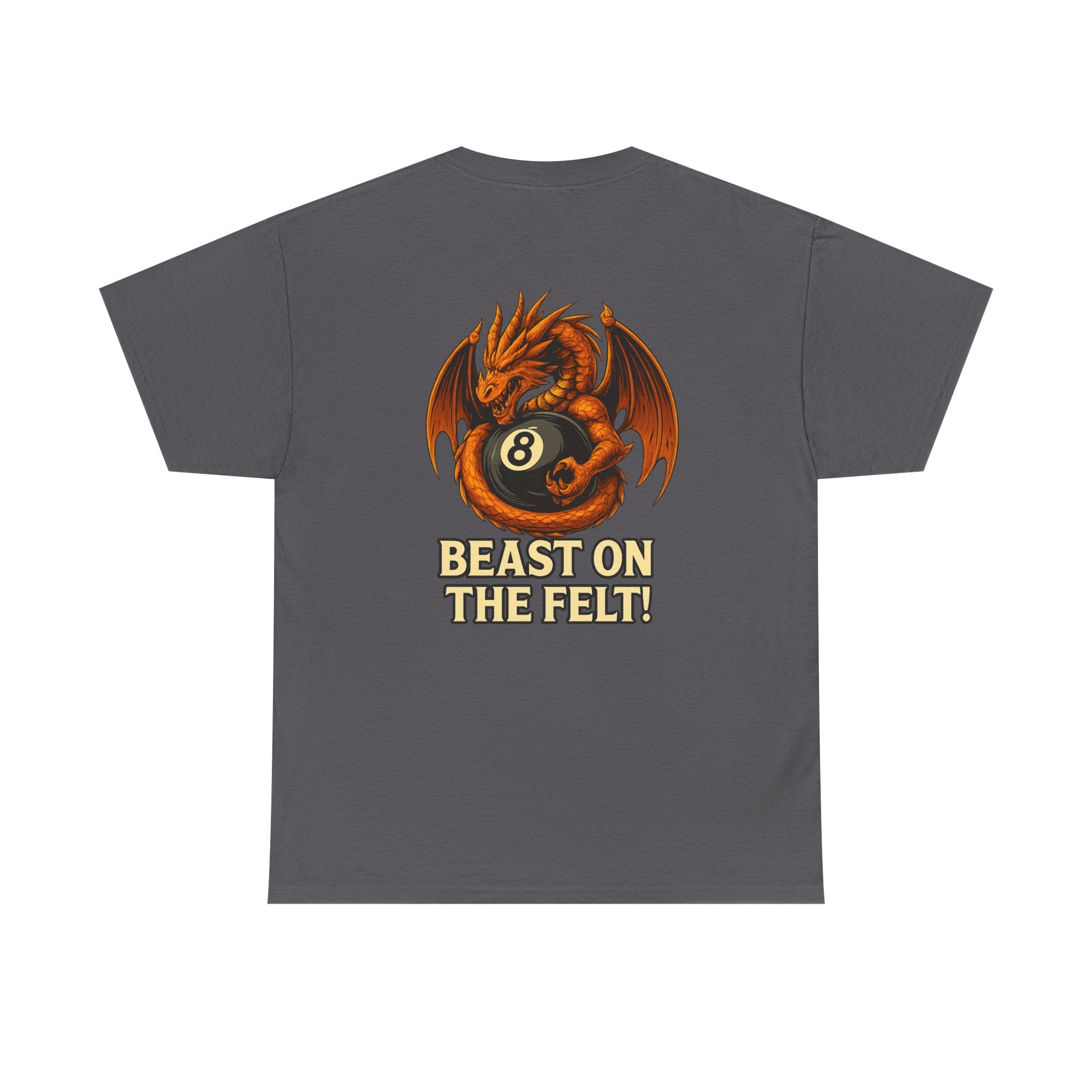 Beast On The Felt Dragon Billiards Gildan Tee