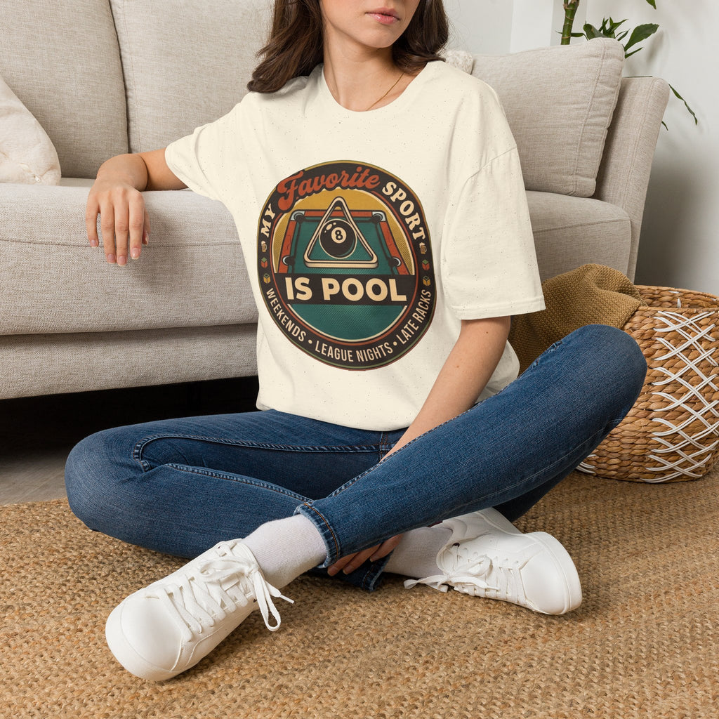 My Favorite Sport Is Pool Retro Billiards T-Shirt – Pool Player Tee