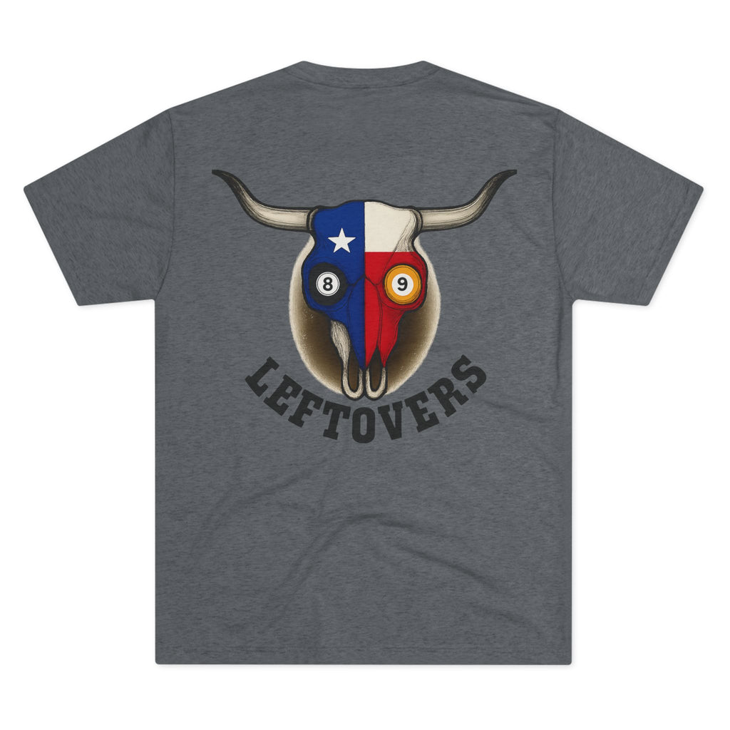 Leftovers Texas Skull Next Level Tri-Blend Tee