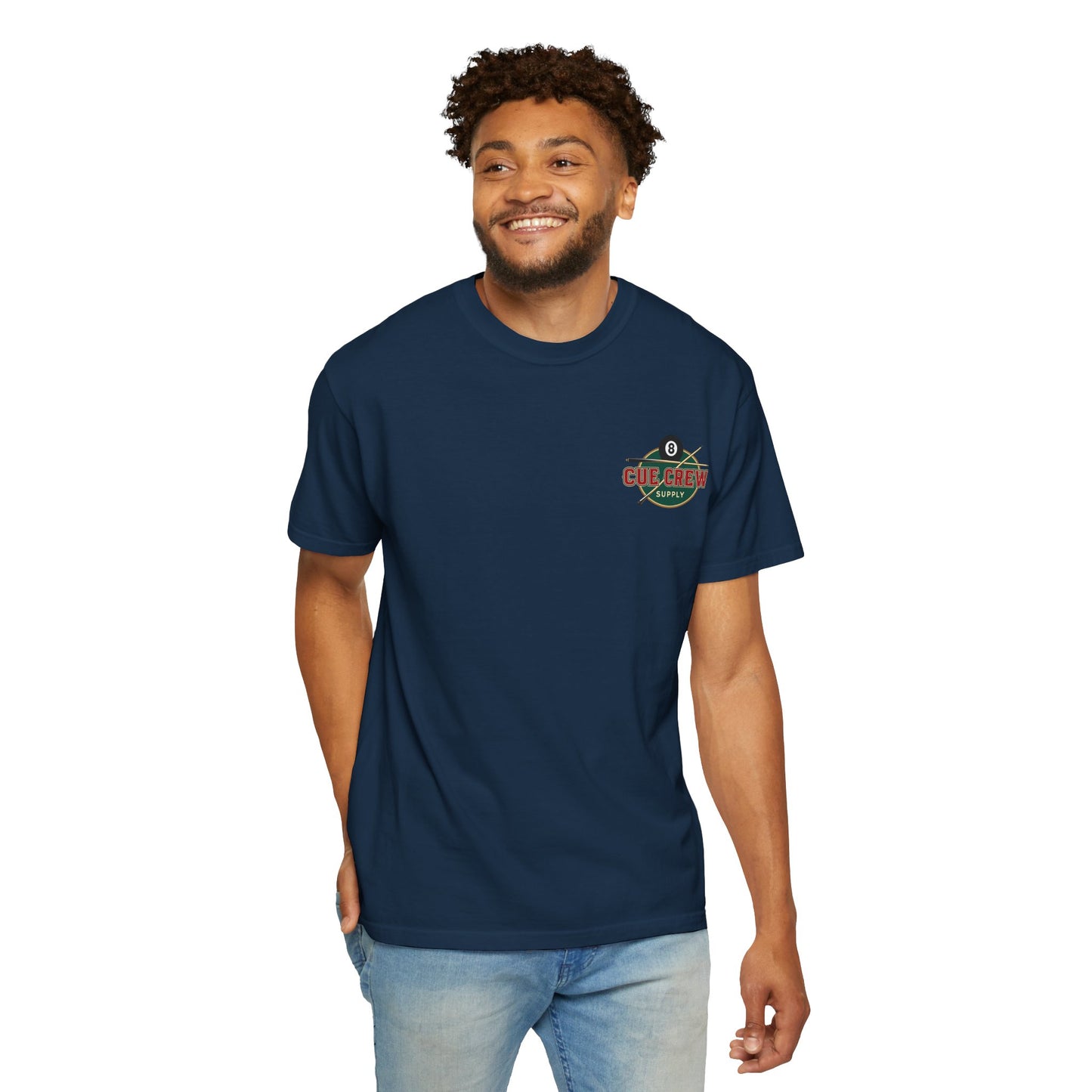 Born to Hustle, Built to Run Racks Billiards Comfort Colors Tee
