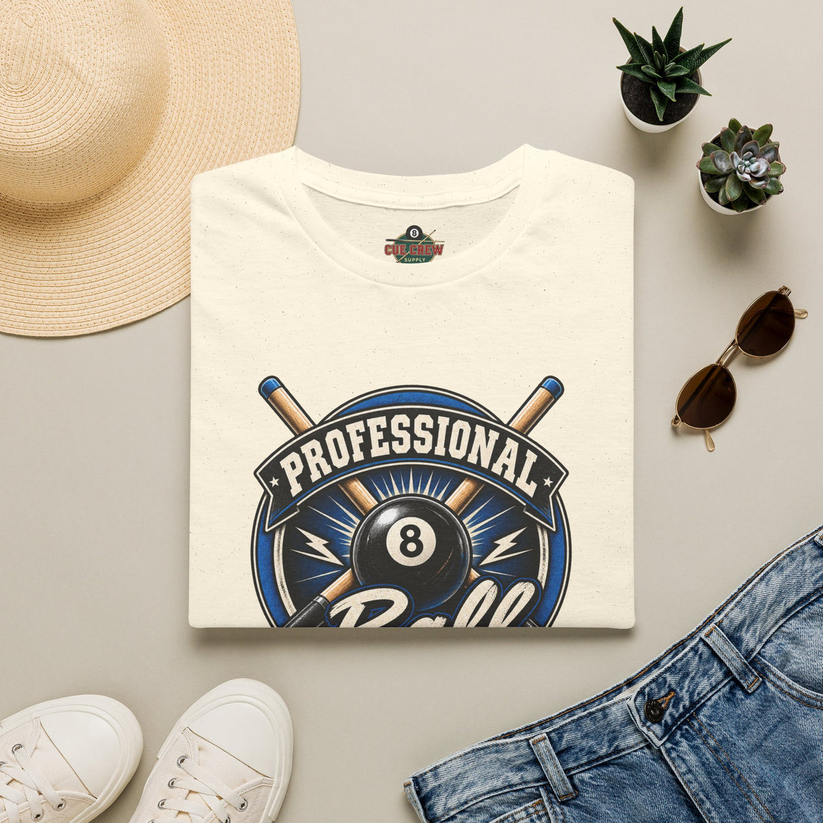 Professional Ball Banger – Funny Billiards T-Shirt – Pool Player Tee