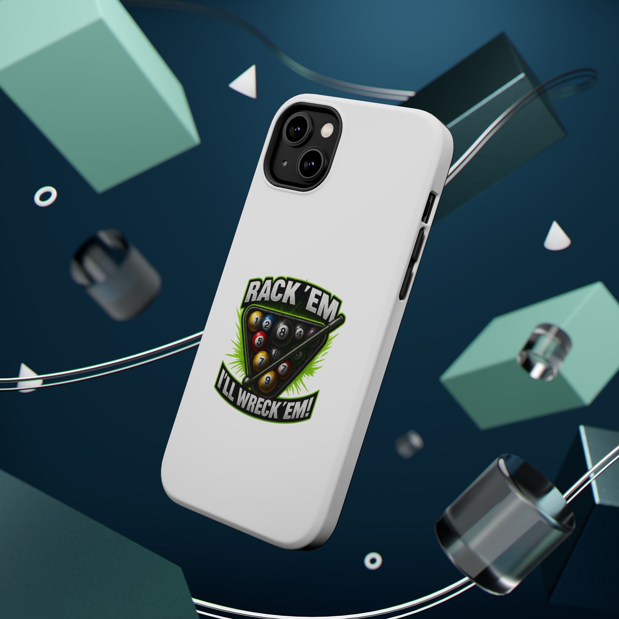 Magnetic Phone Case - Rack 'Em, I'll Wreck 'Em | Cool Custom Impact-Resistant Cases for Gamers & Pool Lovers, Perfect Gift for [...]