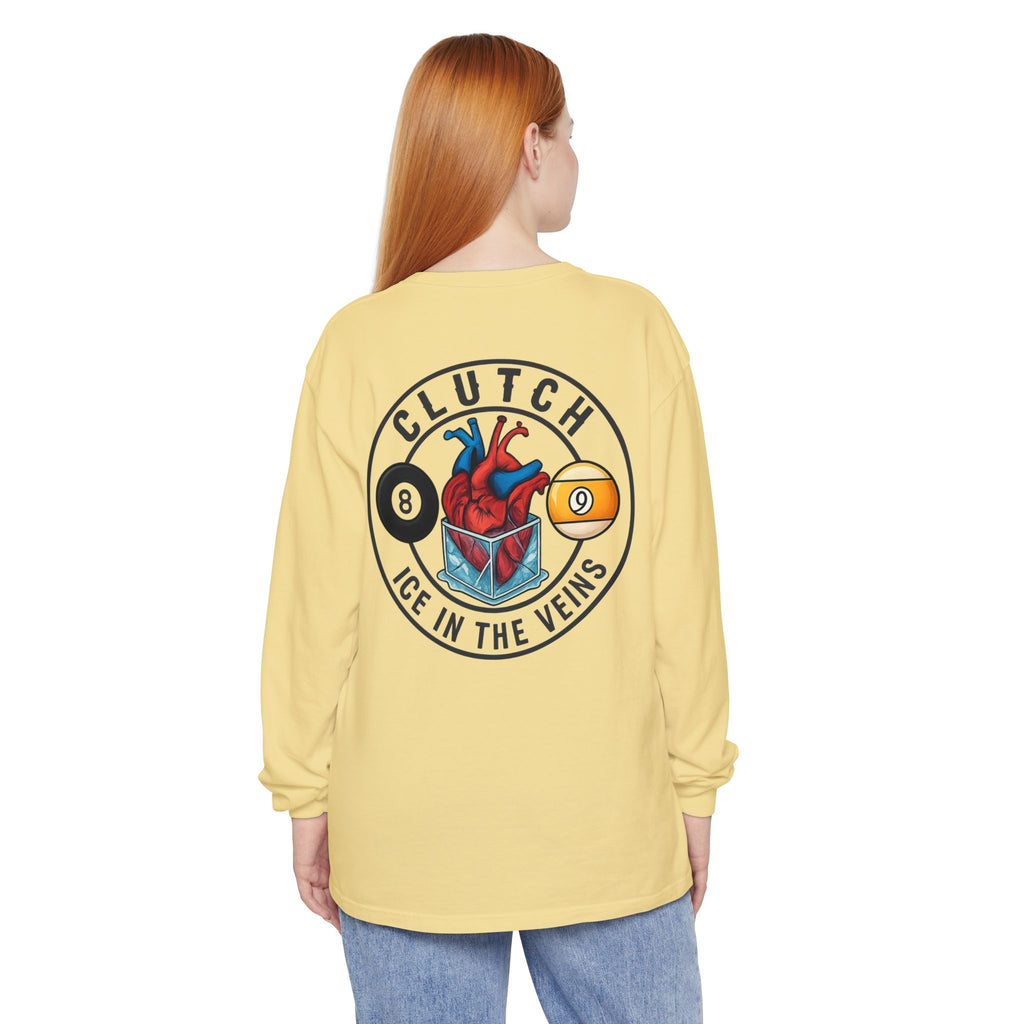 Clutch Ice in the Veins V2 Comfort Colors Long Sleeve Tee
