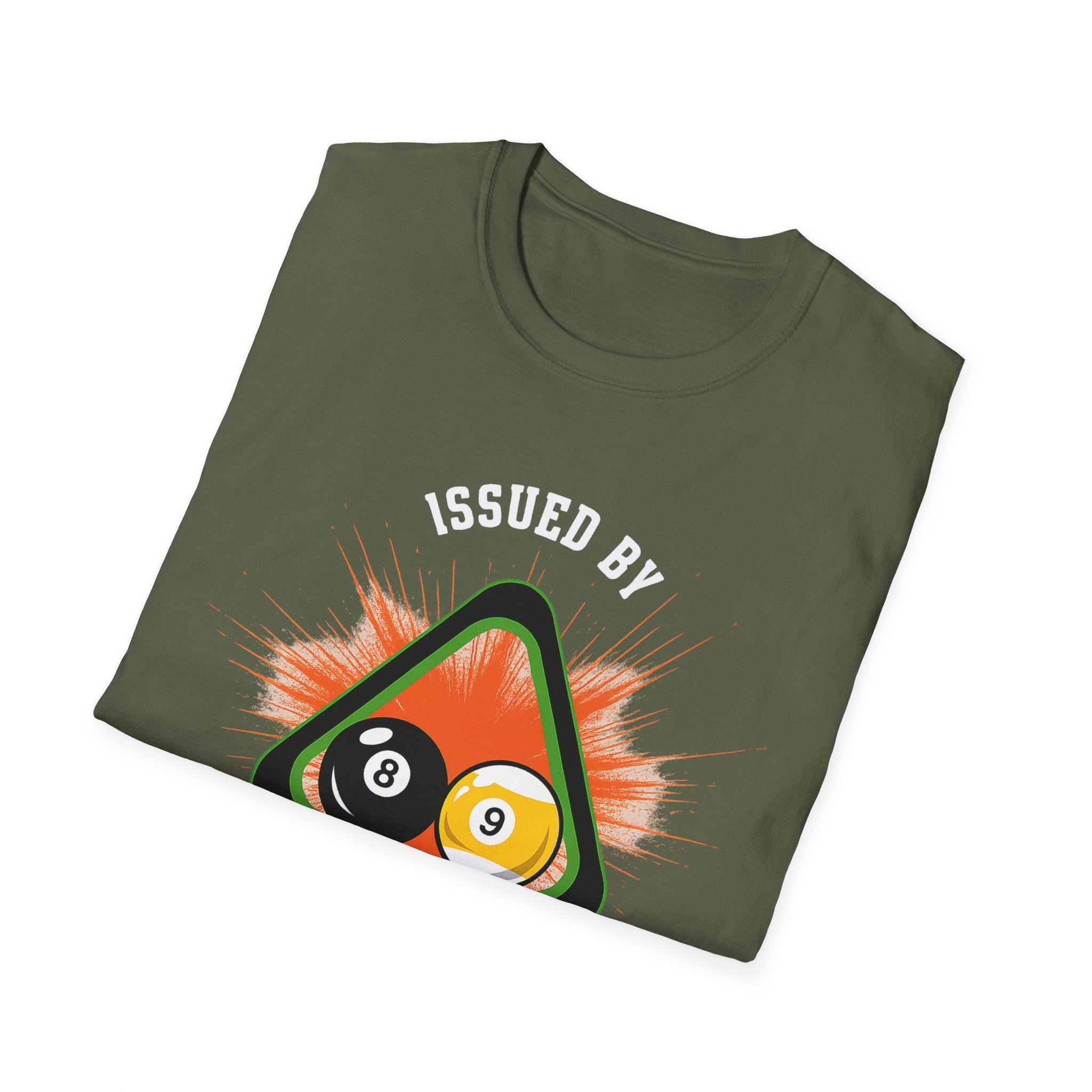 Issued By Cue Crew Supply V1 Core Line Billiards Gildan Tee