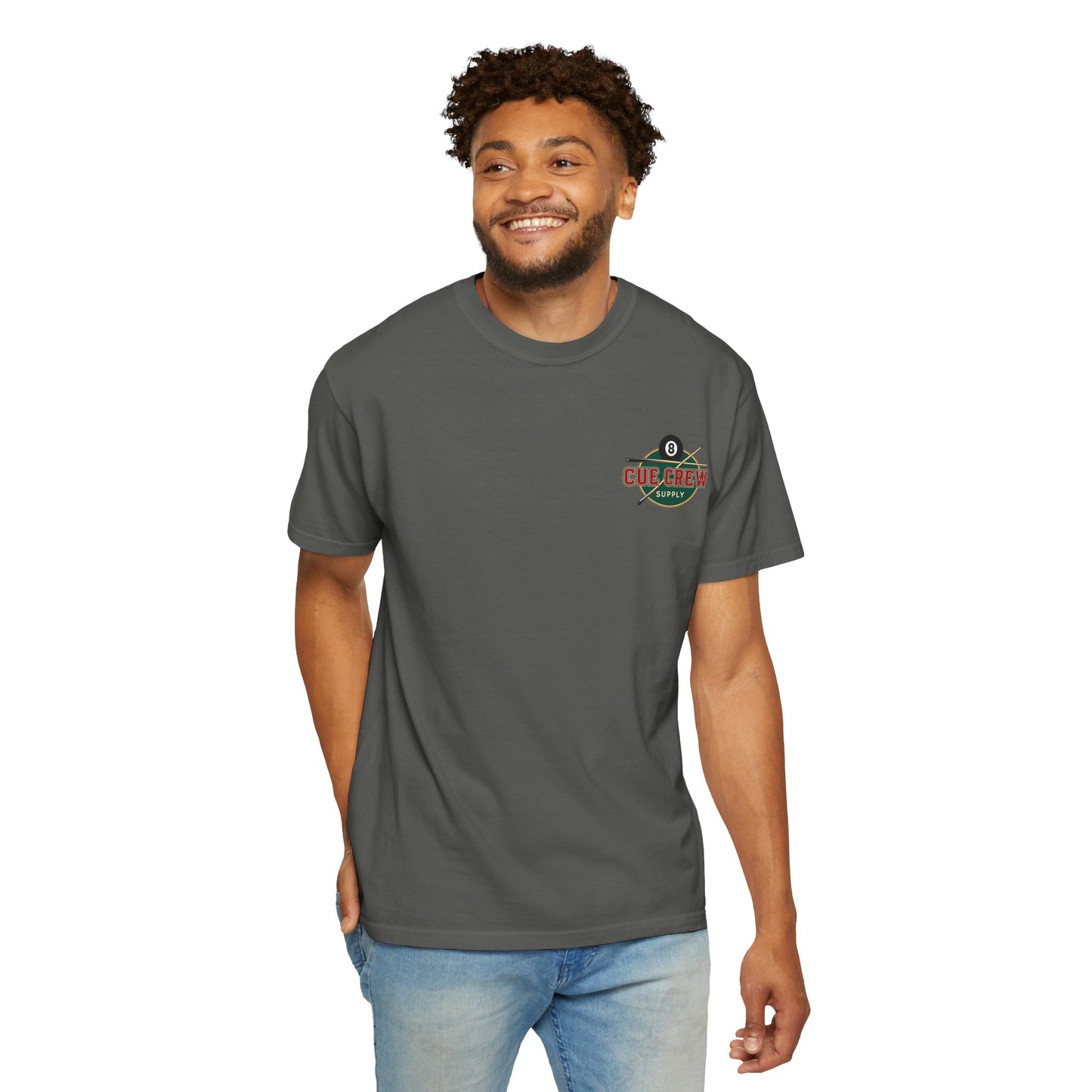 Born to Hustle, Built to Run Racks Billiards Comfort Colors Tee